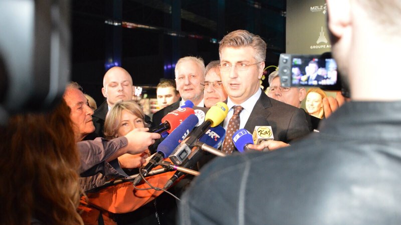 Predsjednik Vlade Plenković: Sretan sam i ponosan što večeras otvaramo novu Zračnu luku Franjo Tuđman